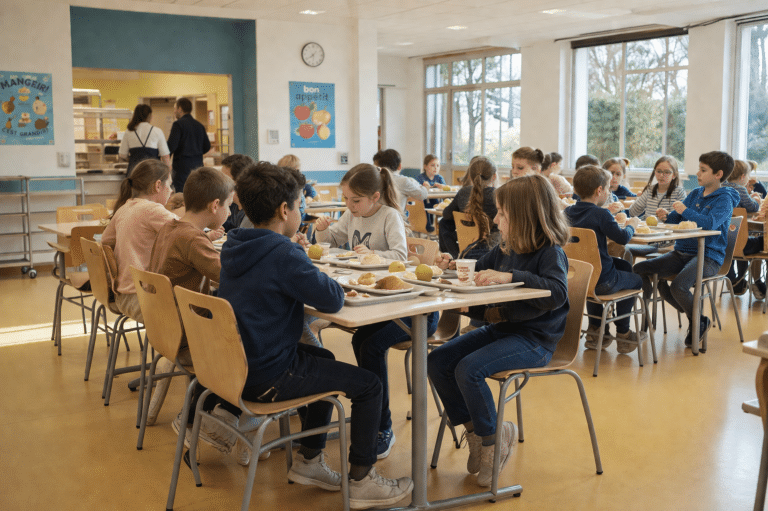 cantine enfant et yaourt ferme du causse